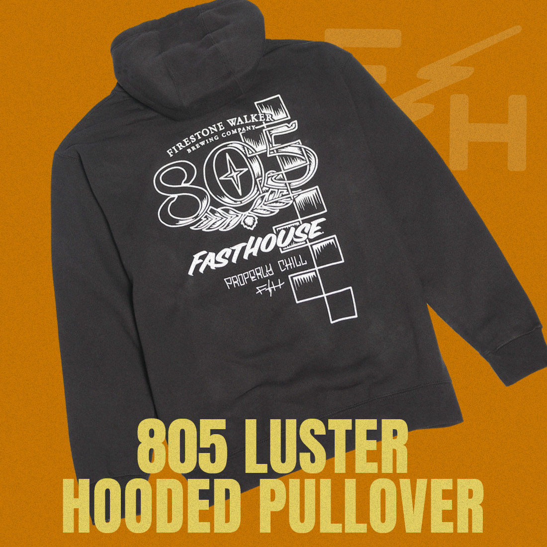 805 LUSTER HOODED PULL OVER