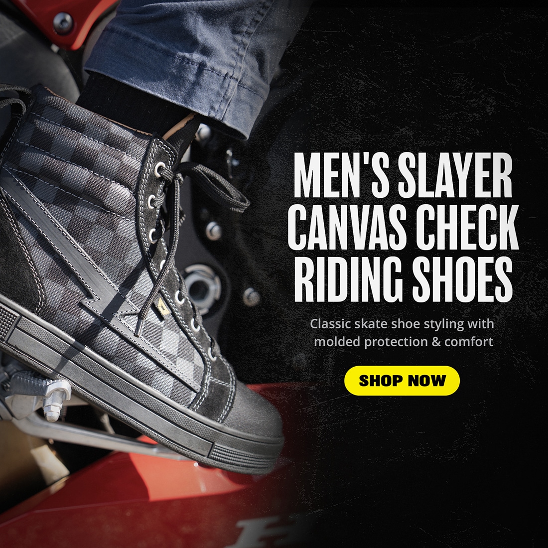 Men's Slayer Canvas Check Riding Shoes