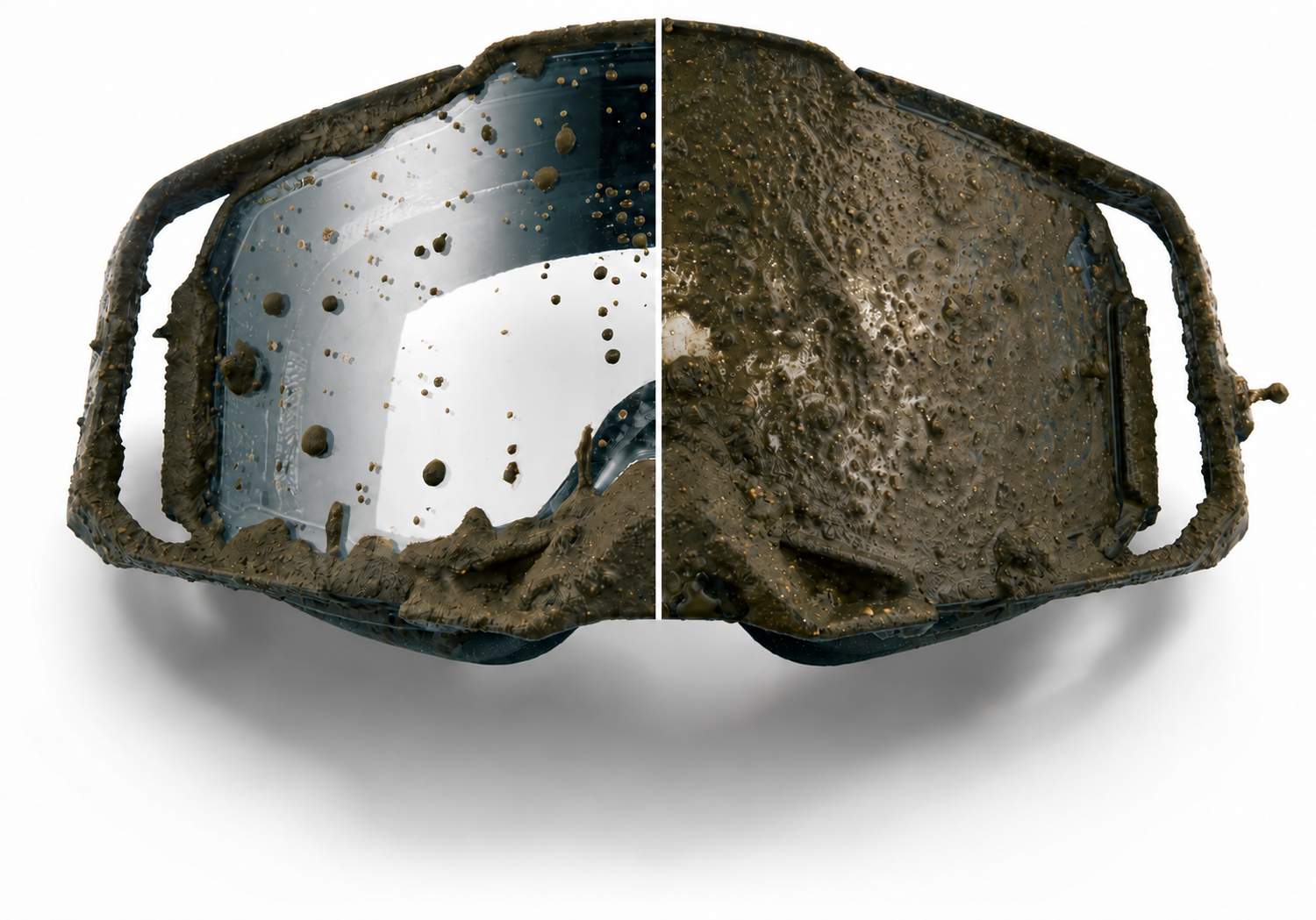 Ultra Hydro lens and standard lens mud performance comparison