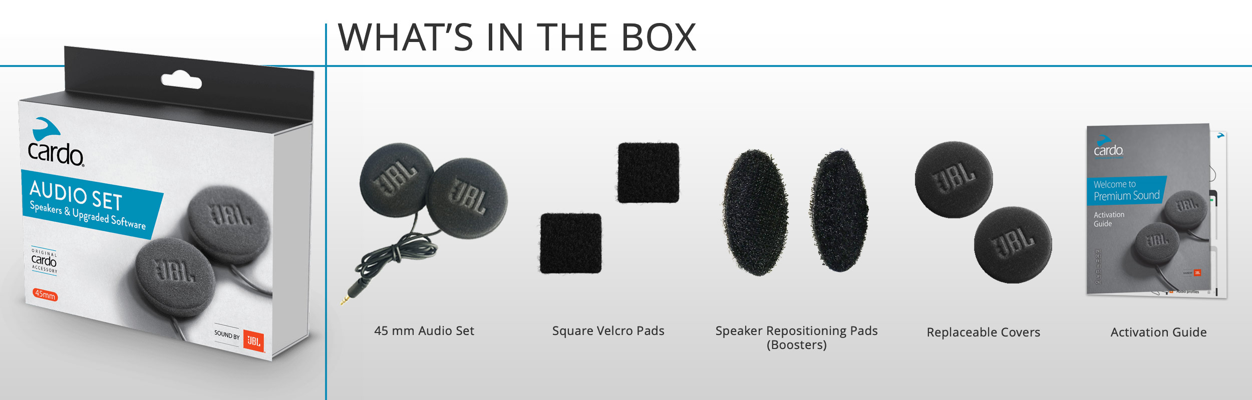 JBL 45MM HD SPEAKERS: What's In The Box