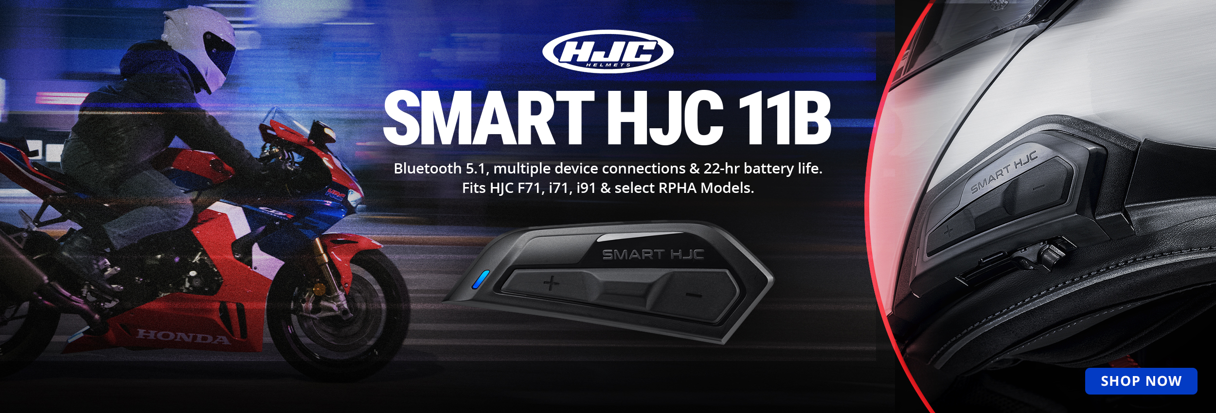 SENA Smart HJC 11B Bluetooth Communication System