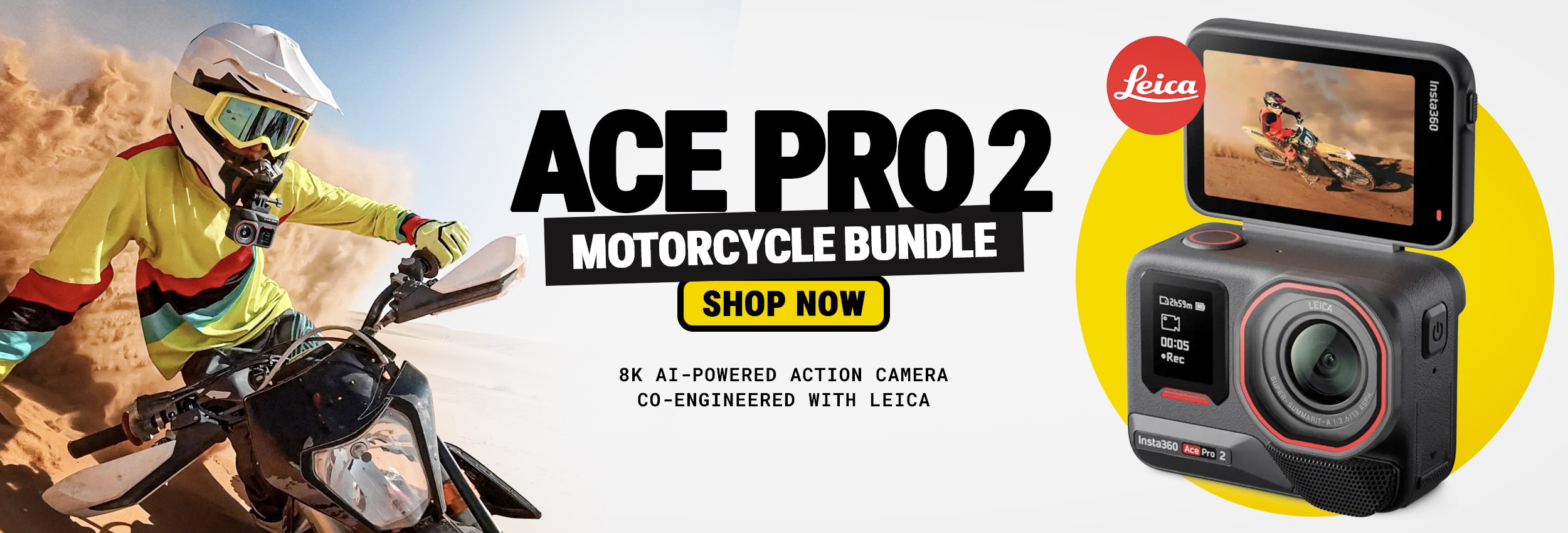 Insta360 Ace Pro 2 Motorcycle Bundle