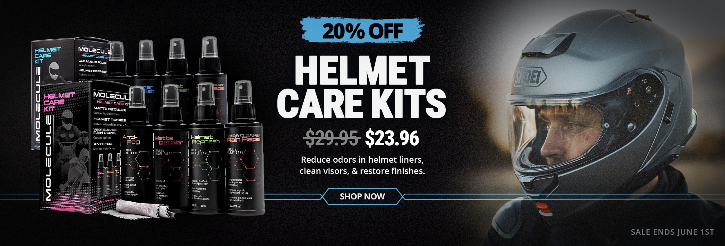 Molecule Helmet Care Kit Sale