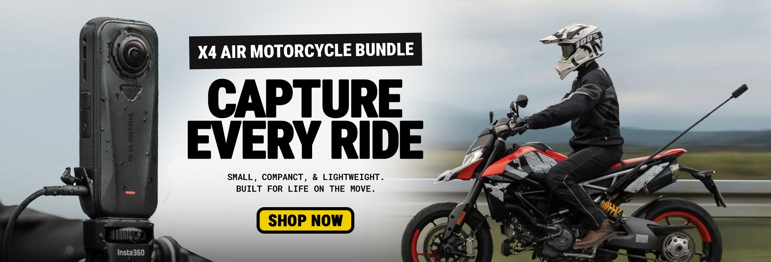 Insta360 X4 Air Motorcycle Bundle