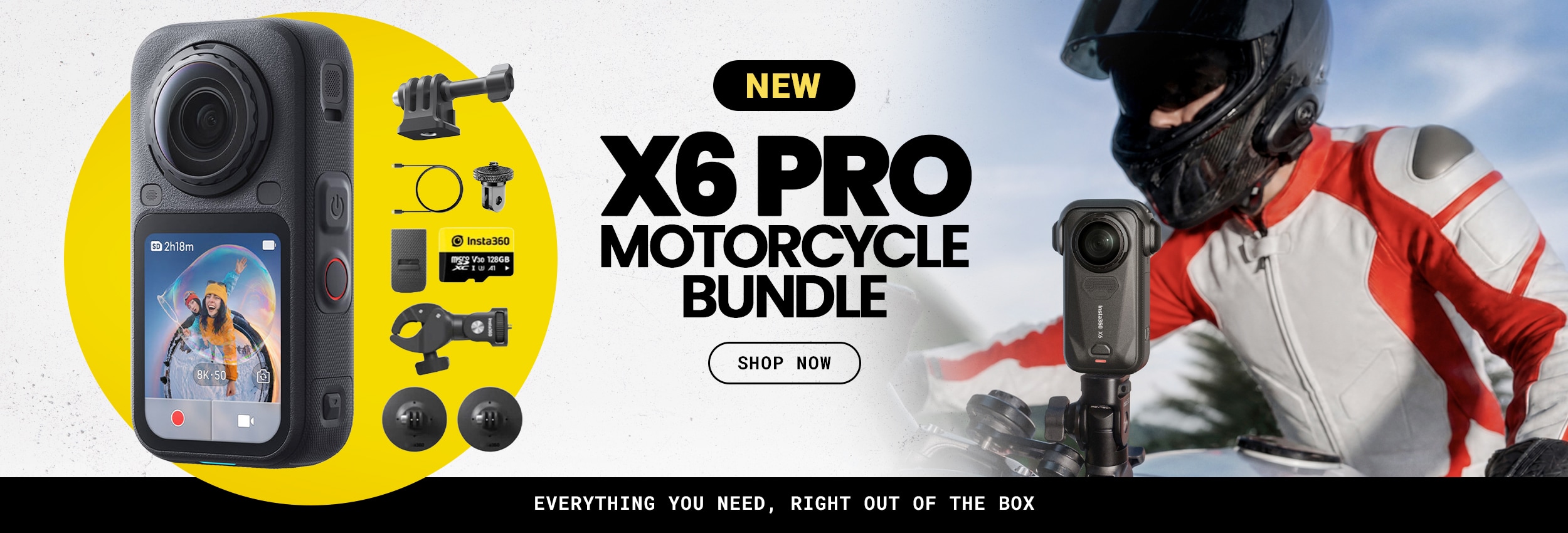 New X6 Pro Motorcycle Bundle