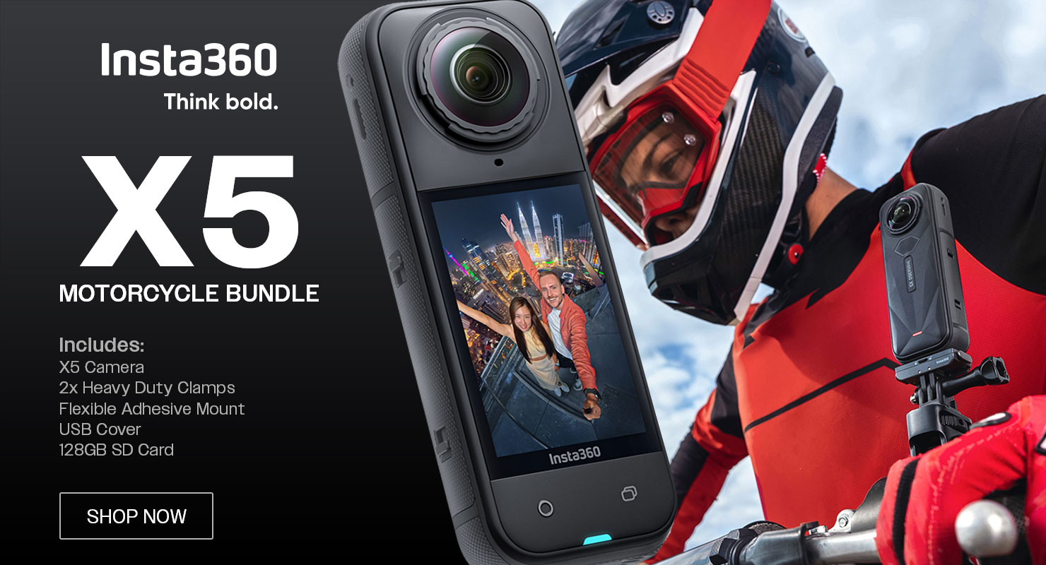 Insta360 X5 Motorcycle Bundle