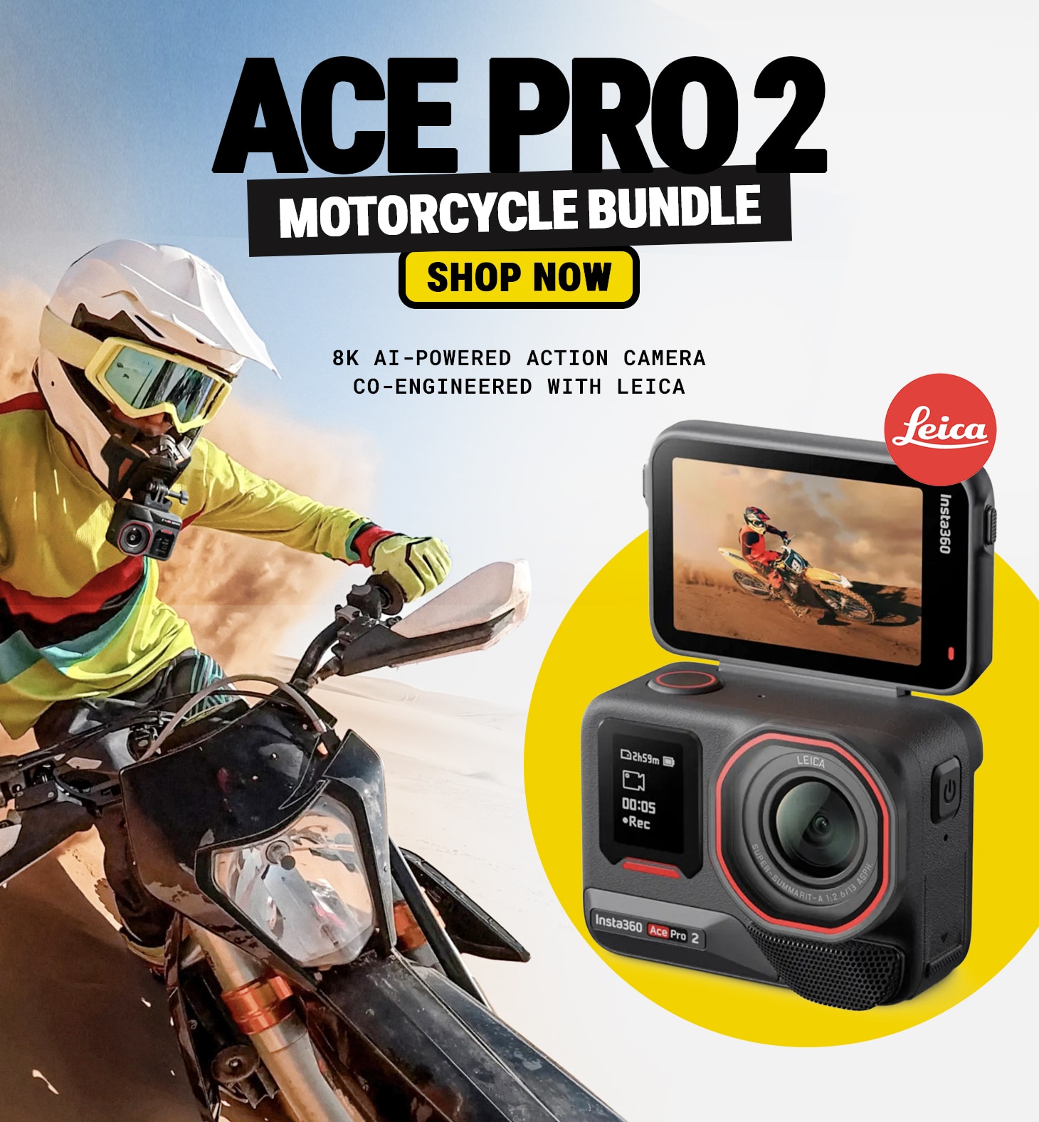 Insta360 Ace Pro 2 Motorcycle Bundle