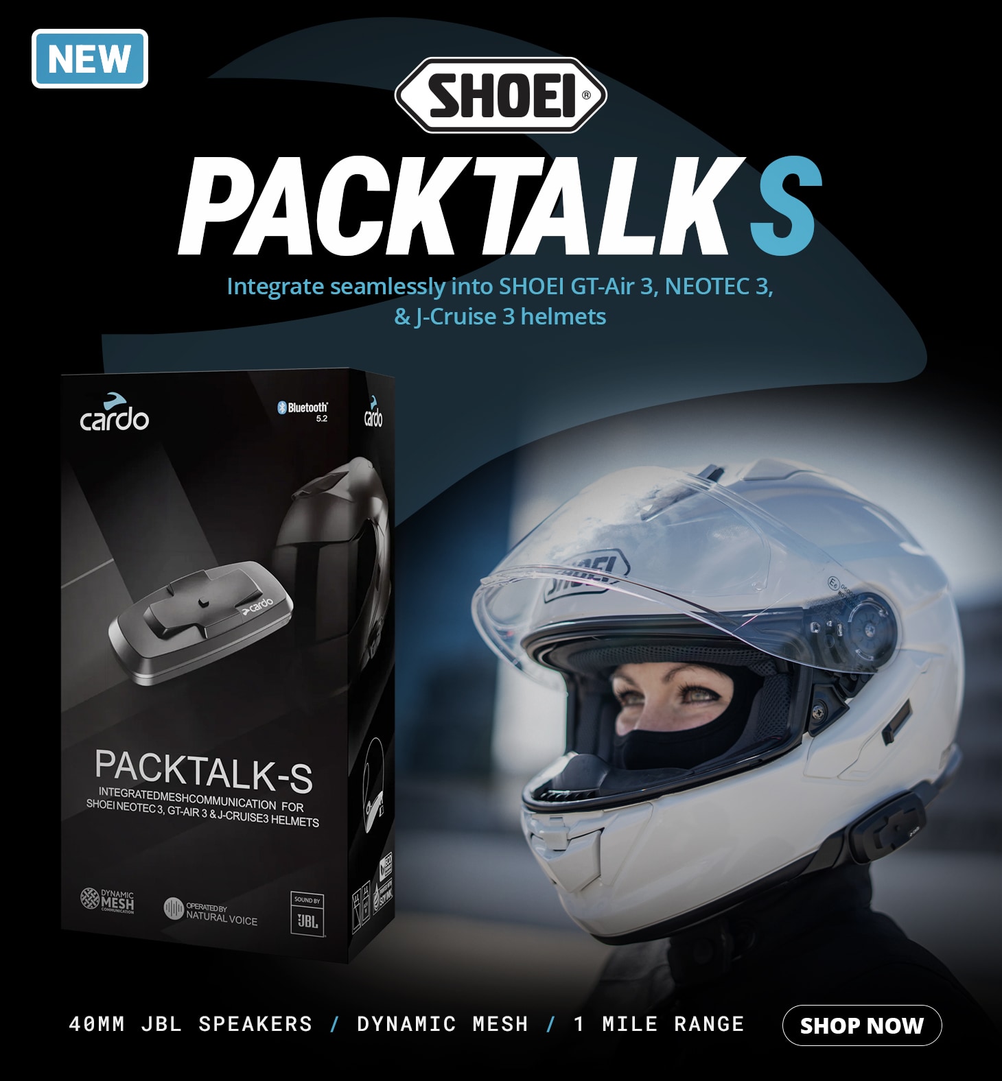 Cardo SHOEI Packtalk-S