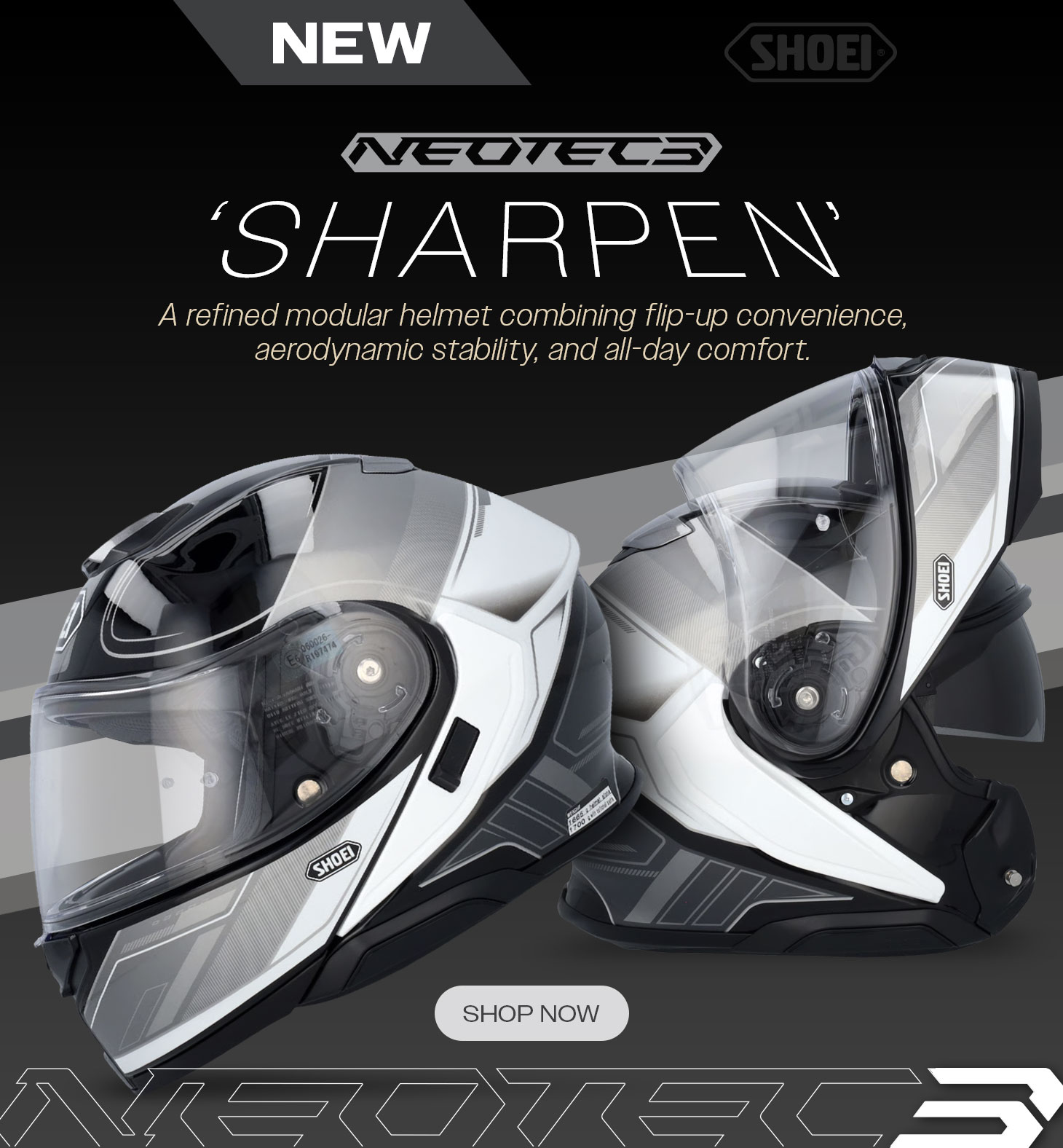 SHOEI Neotec 3 Sharpen