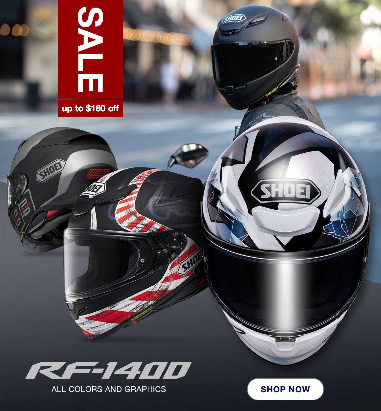 SHOEI RF-1400 Helmets