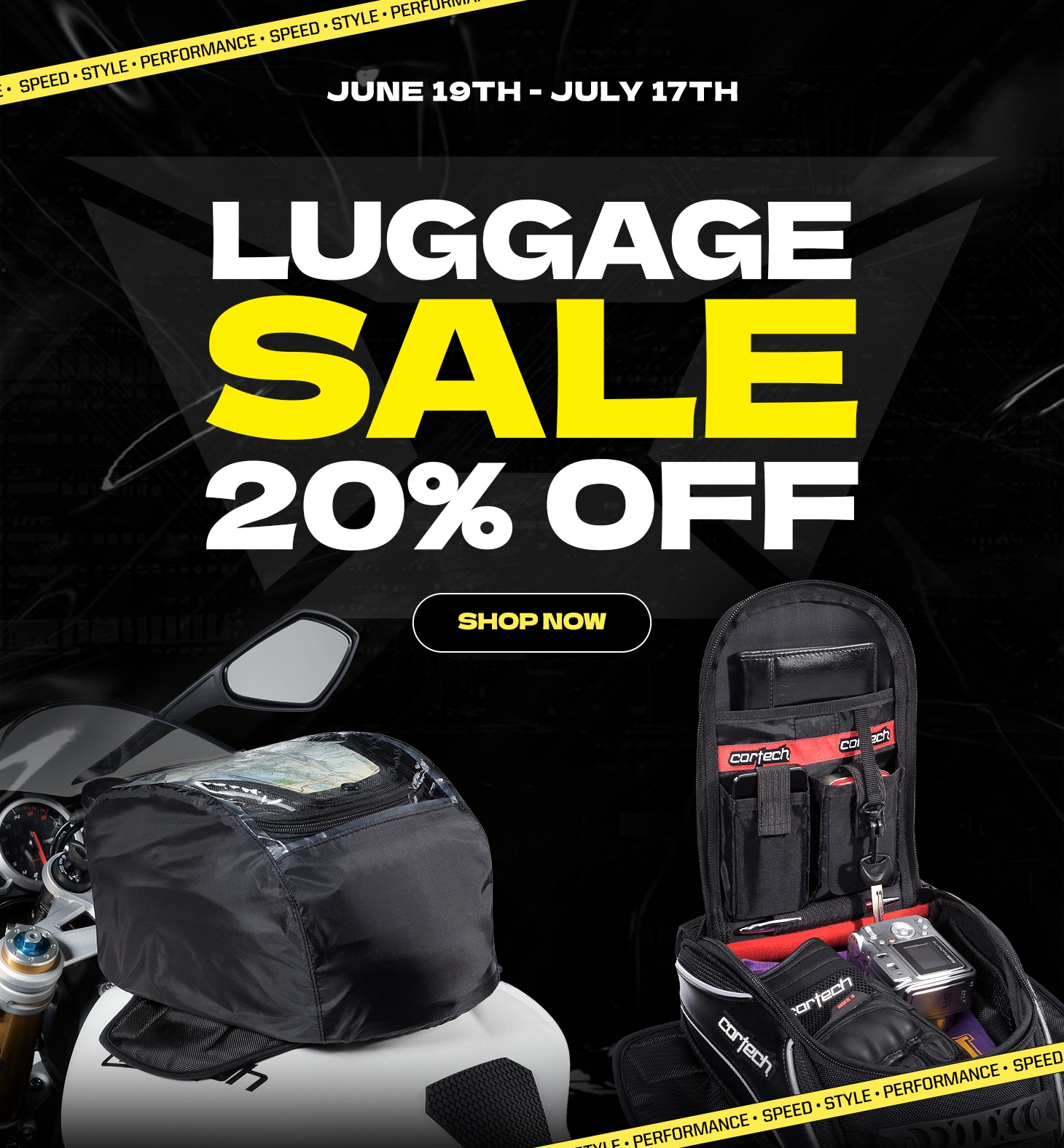 Cortech Luggage Sale