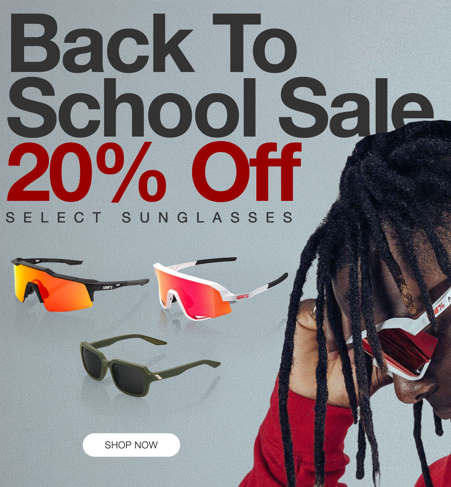 100% Back to School Sunglasses Sale