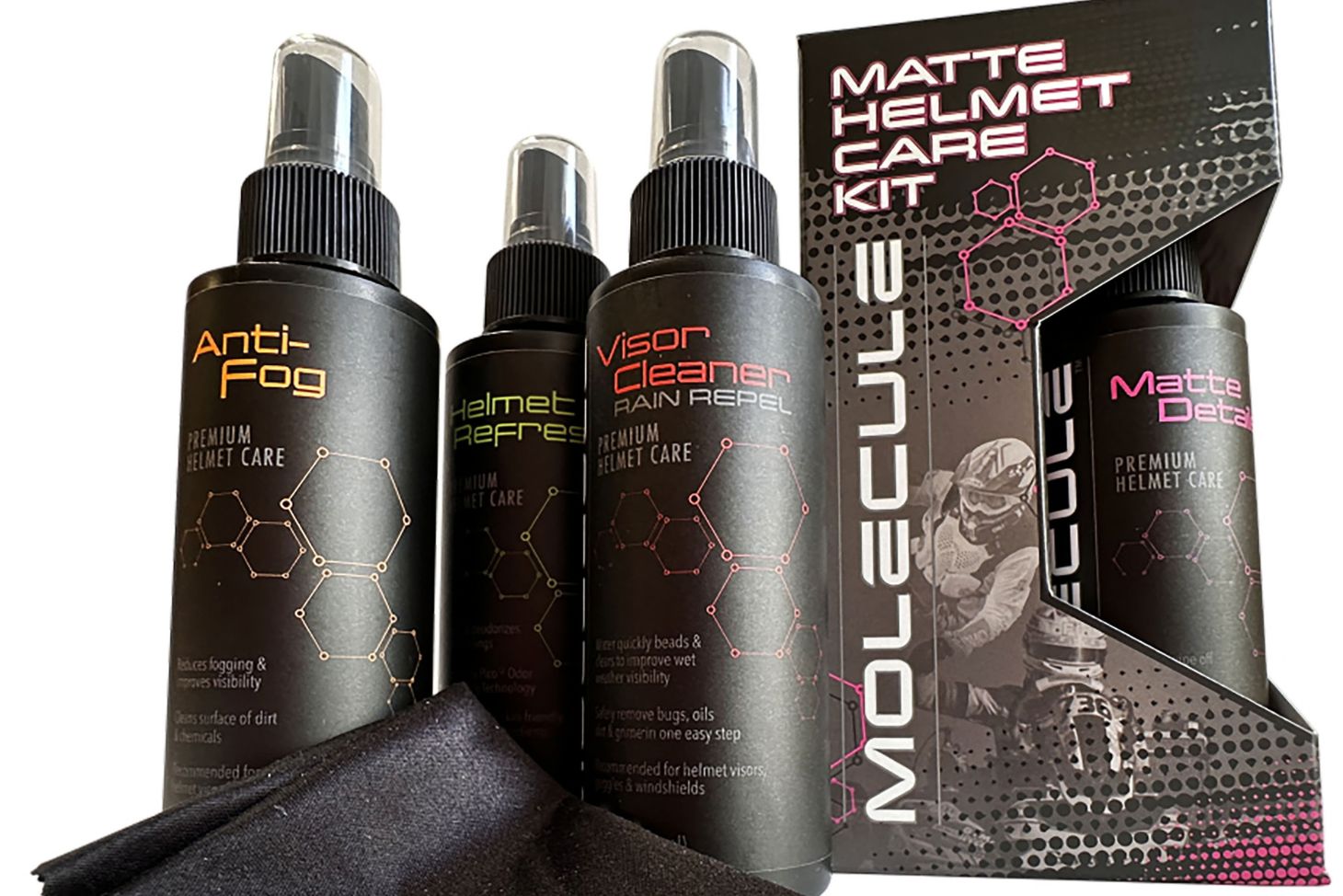 Molecule Matte Helmet Care Kit