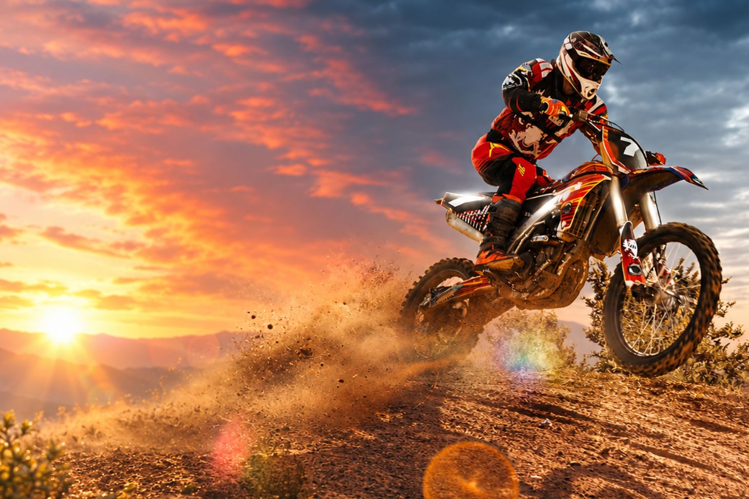 Molecule Comp Mud Repel for off-road motorcycle surfaces