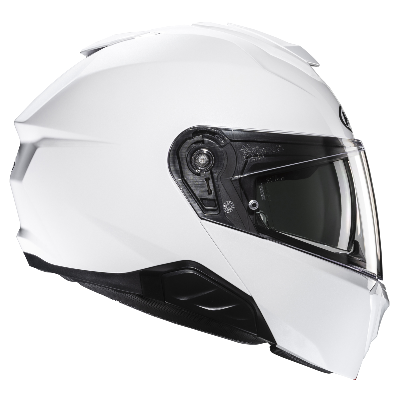 HJC I91 Modular Motorcycle Helmet - Semi Matt Black, Lightweight & Ready For Bluetooth (Size S)