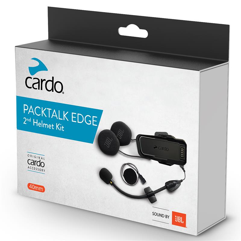 CARDO カルド PACKTALK EDGE 2nd Helmet Kit Cardo Packtalk Edge 2nd Helmet JBL Kit - Helmet House