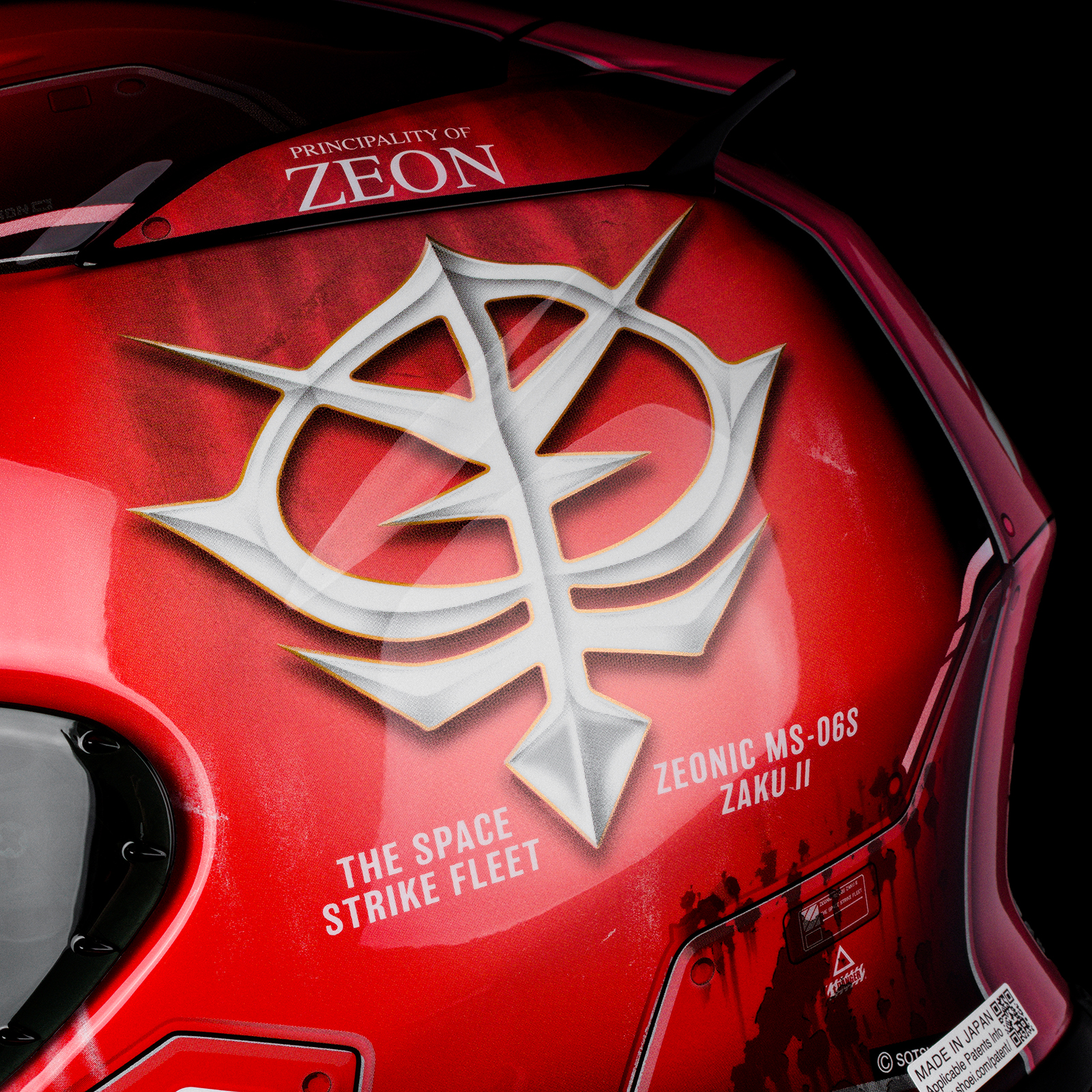 SHOEI RF-1400 MS-06S Chars Zaku II - Helmet House