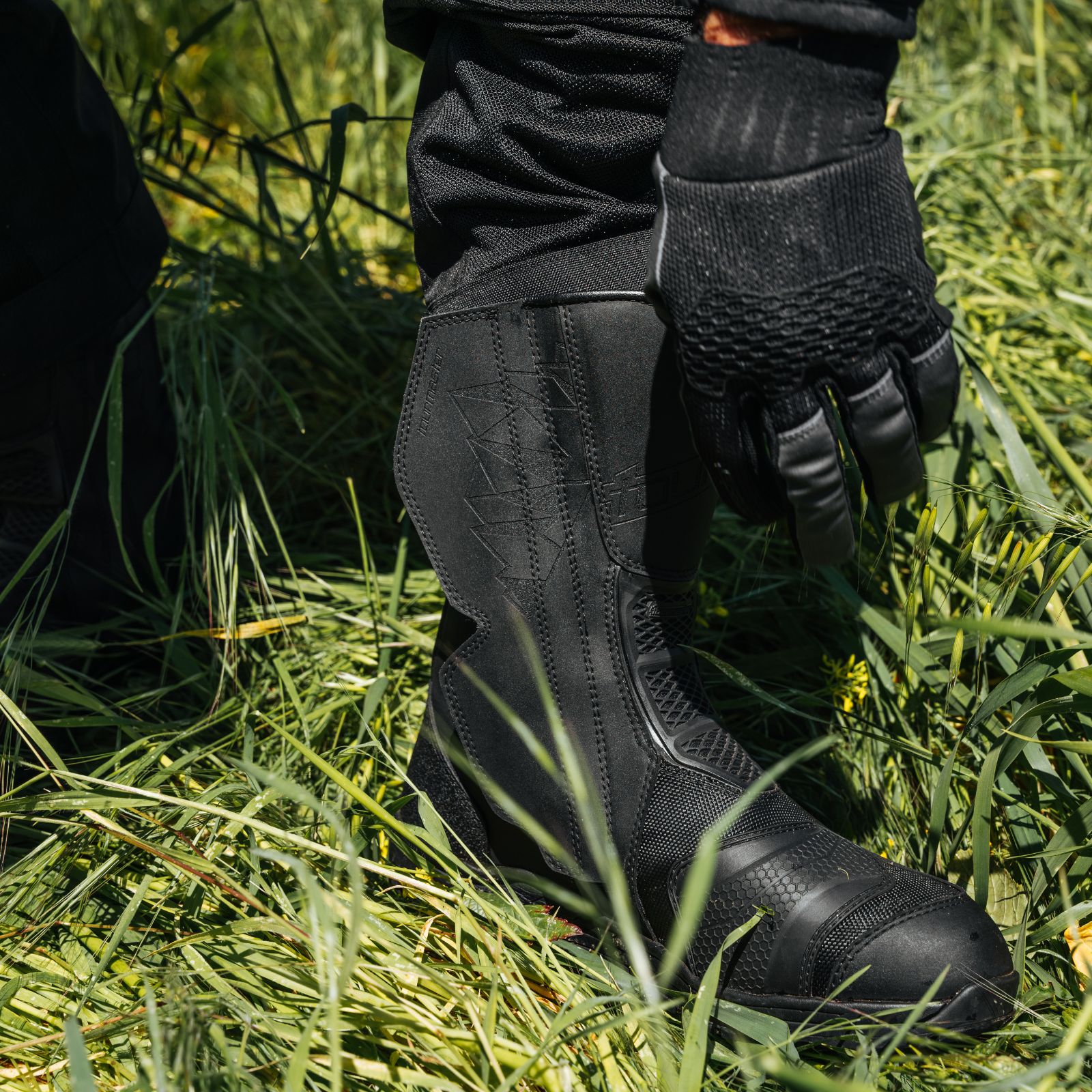 Tourmaster Black Riding Boots Tourmaster Helix Vented Touring Boots – Tourmaster USA main image 4