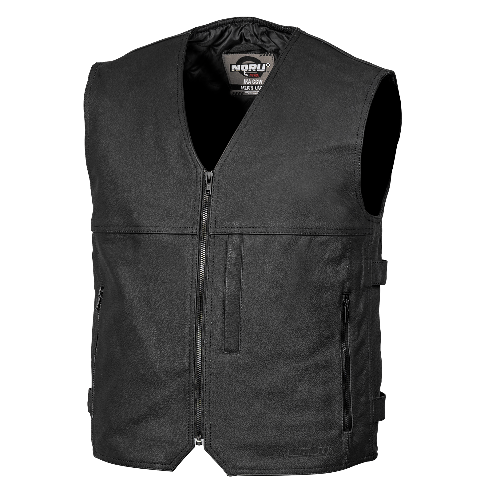 NORU Ika CCW Leather Vest - Helmet House