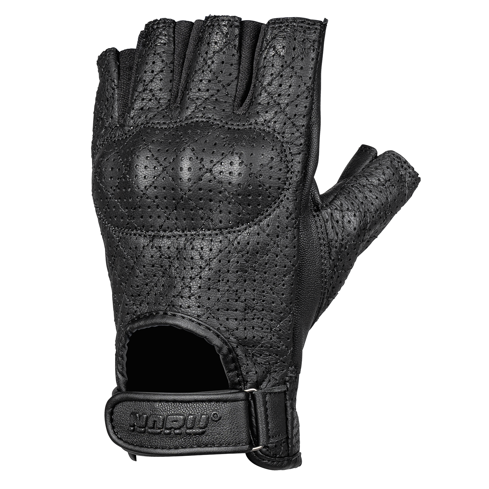 NORU Kote Fingerless Leather Gloves - Helmet House