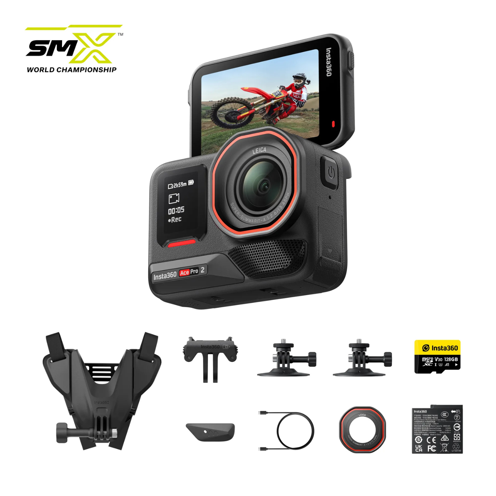 Insta360 Ace Pro 2 SMX Bundle - Helmet House