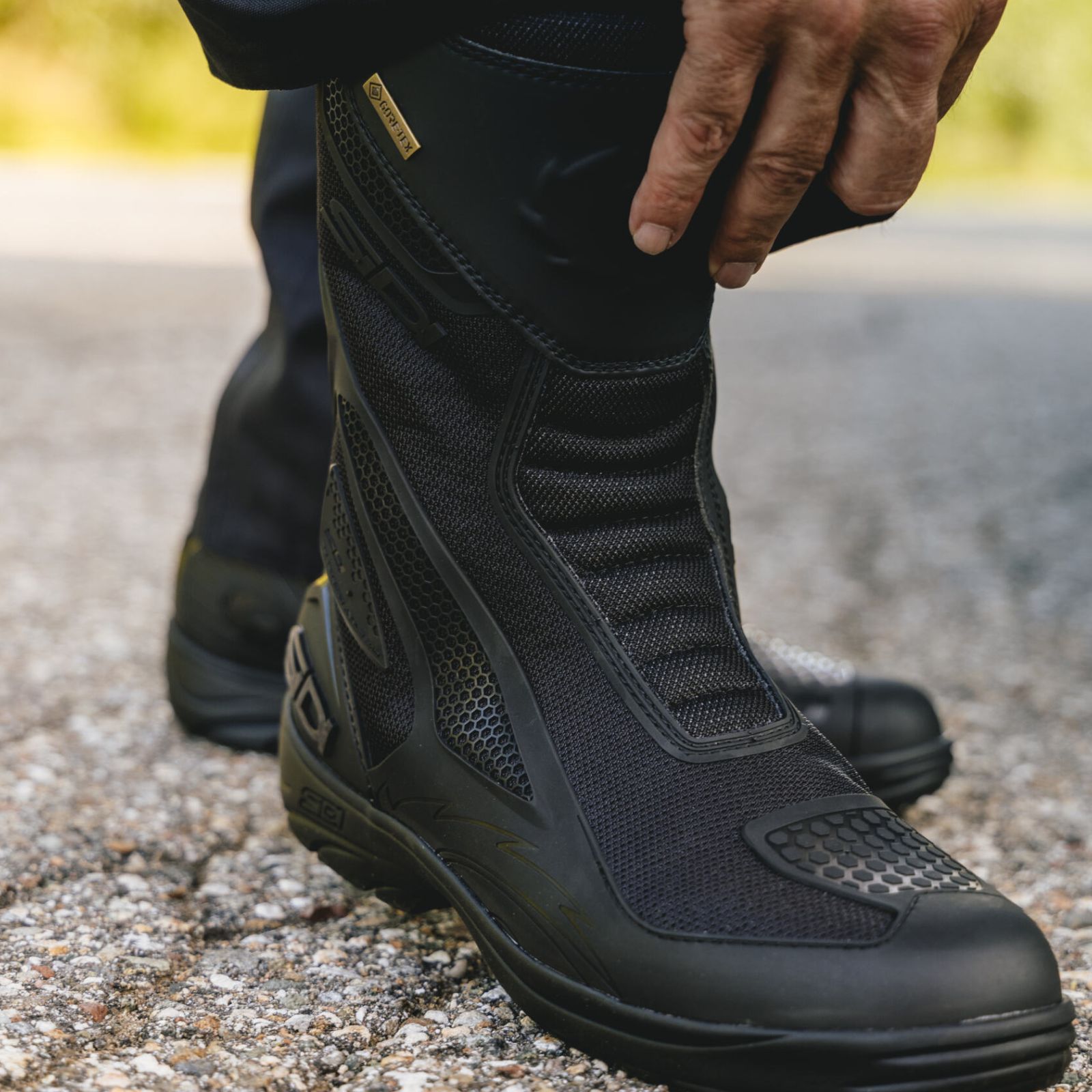 未使用級✨シディSidi Aria Gore-Tex ゴアテックス バイク 黒 - メルカリ