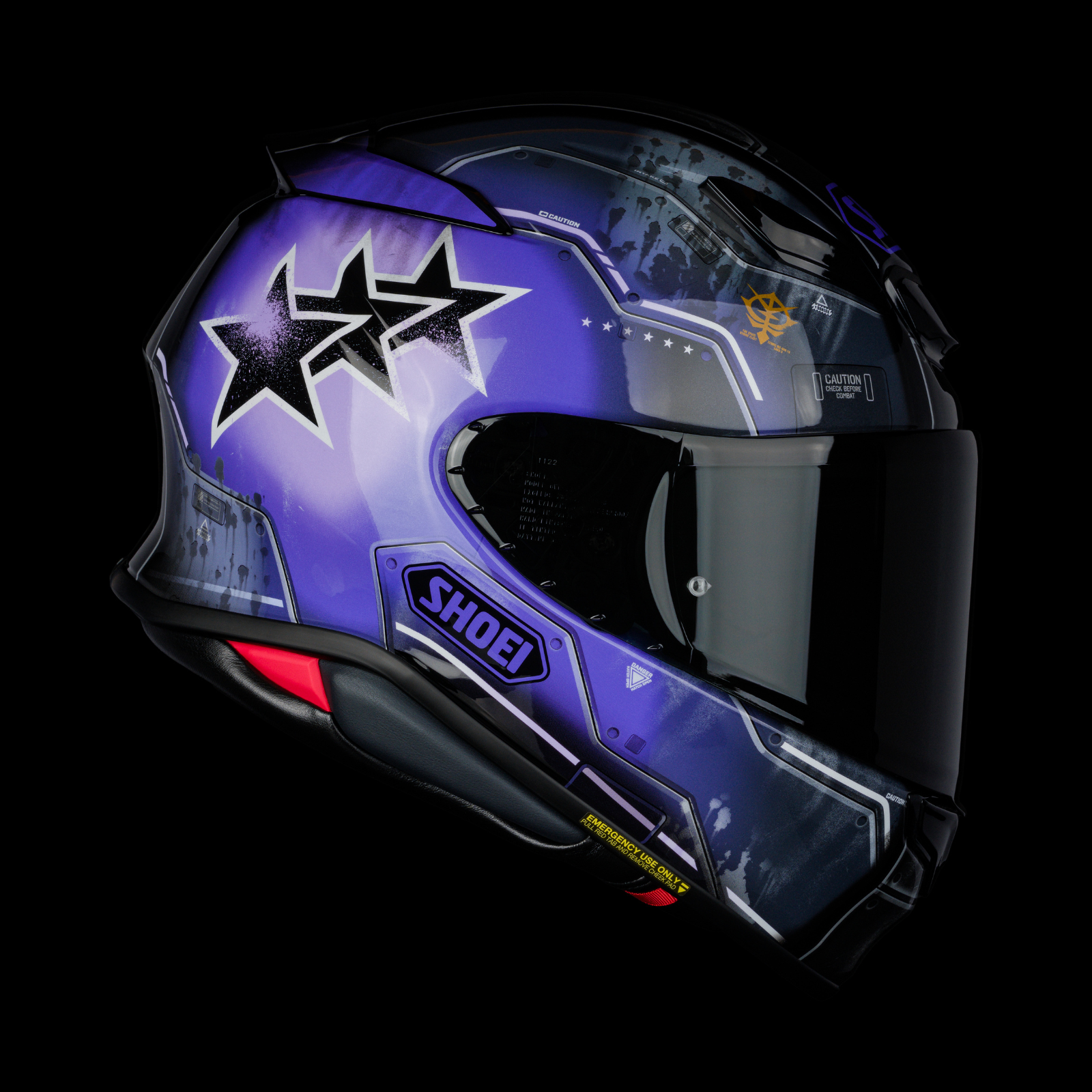 REI様 用 SHOEI RF-1400 Black Tri-Star's Zaku II High Mobility Type - Helmet