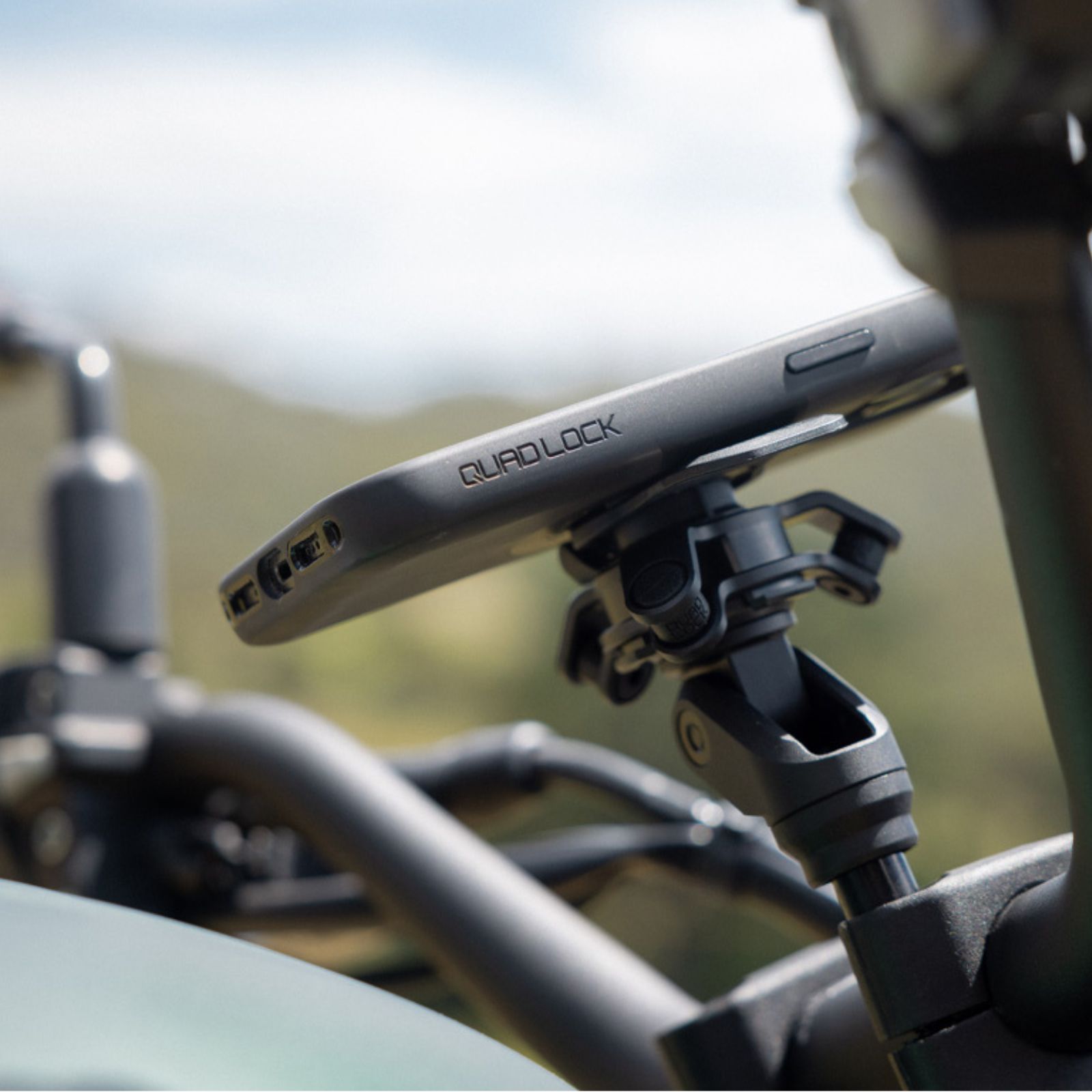 Quad Lock Motorcycle Handlebar Clamp Mount Pro - Helmet House