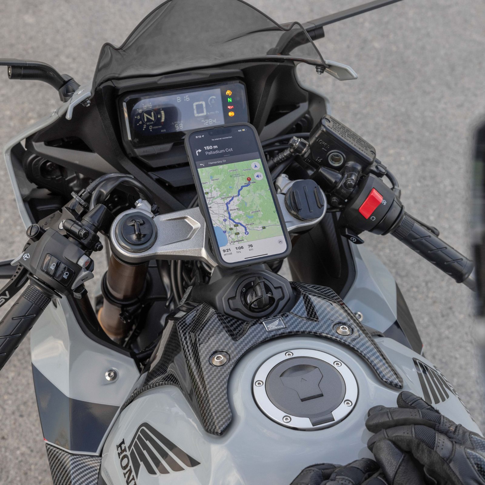 Quad Lock Motorcycle Fork Stem Mount Pro - Helmet House