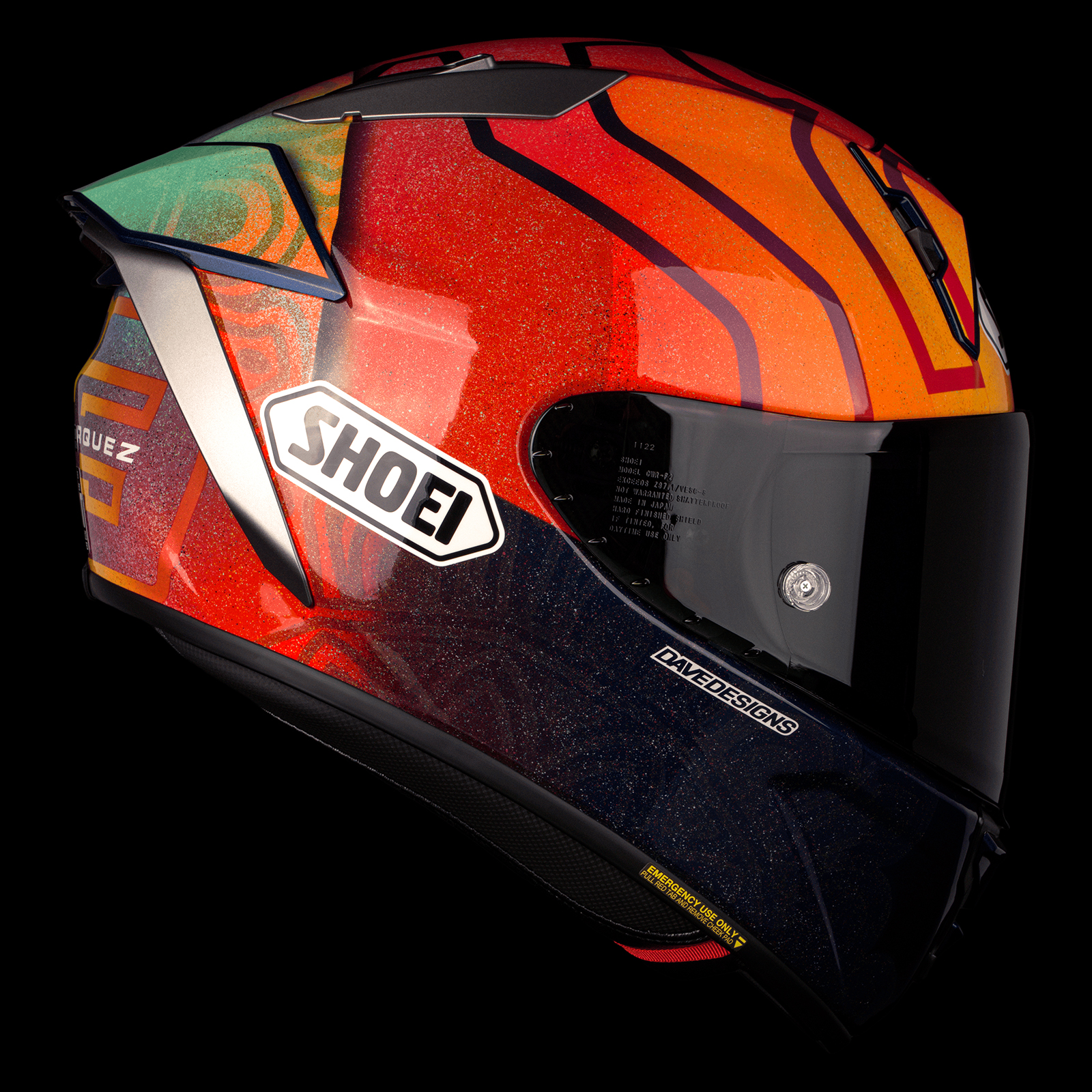SHOEI X-Fifteen MARQUEZ HOLI Sサイズ　未使用品 SHOEI X-Fifteen Marquez Holi - Helmet House