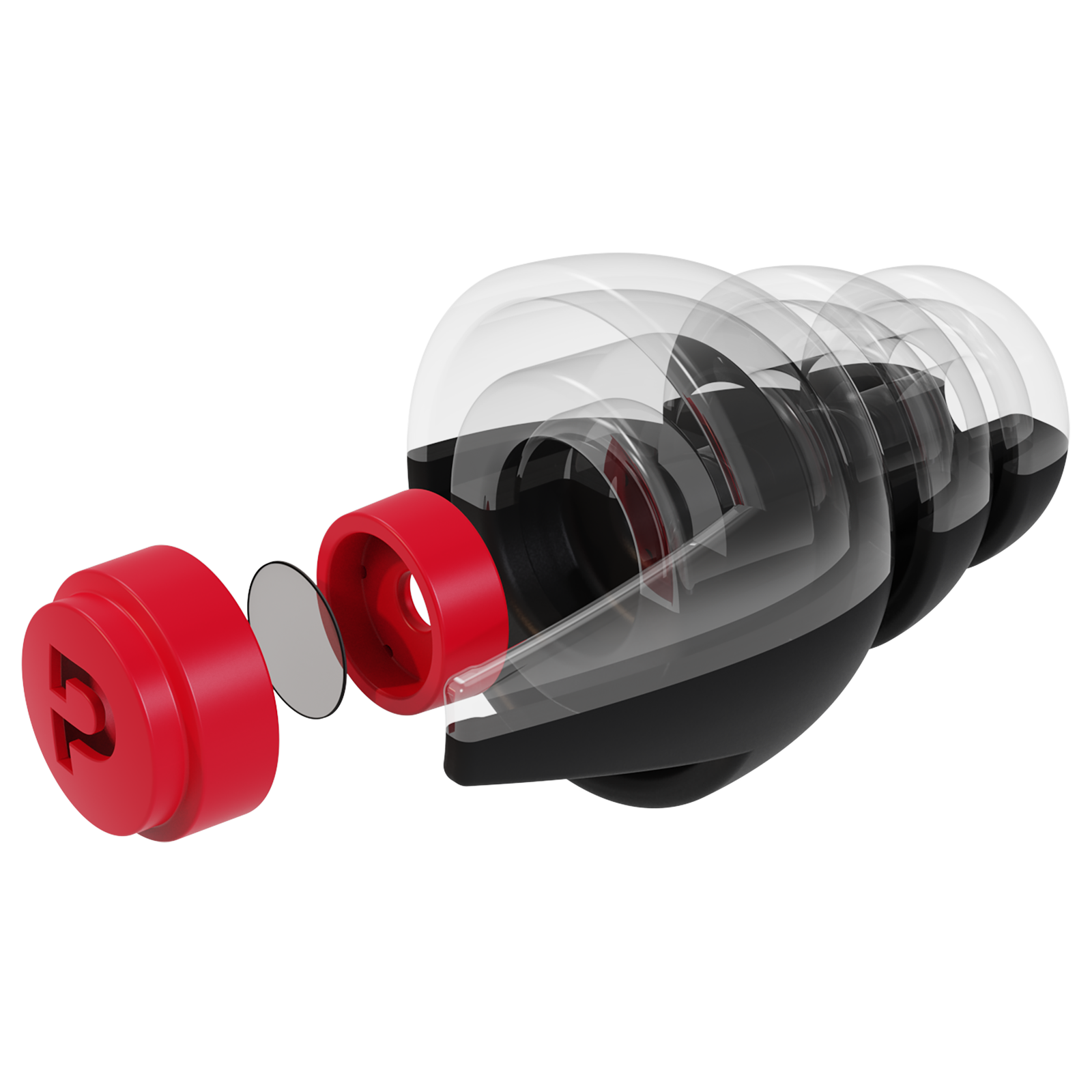 Ear Plug Assembly Pinlock Earplug Set with Case - Helmet House