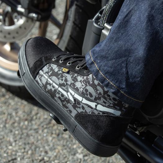 Slayer Canvas Skulls Riding Shoes 8