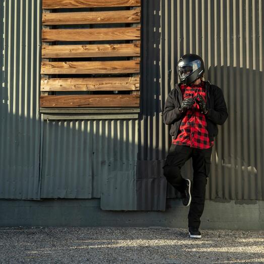 Check Riding Shirt 6