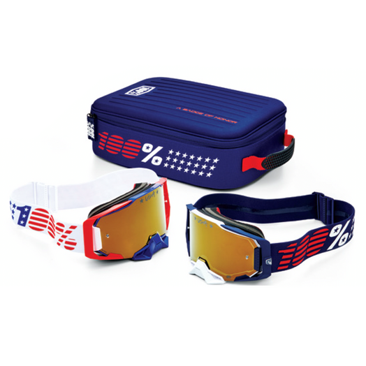 Dual Armega Patriot Pro Goggle Pack 2