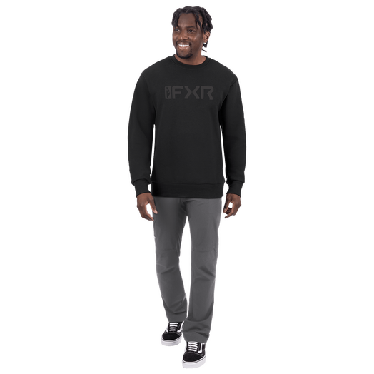 Mitered Cotton Crewneck Sweatshirt 9