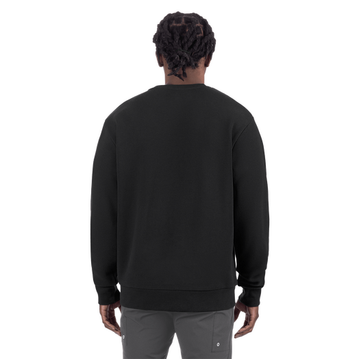 Mitered Cotton Crewneck Sweatshirt 8