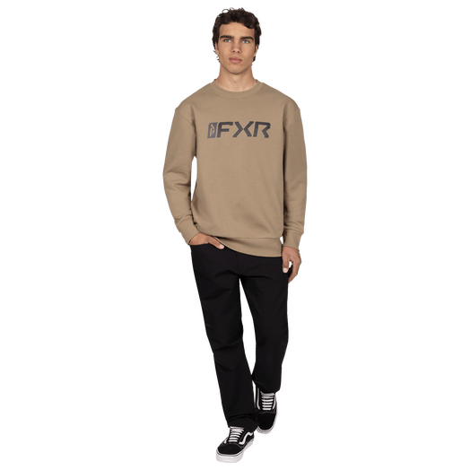 Mitered Cotton Crewneck Sweatshirt 6