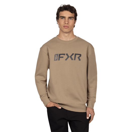 Mitered Cotton Crewneck Sweatshirt 4