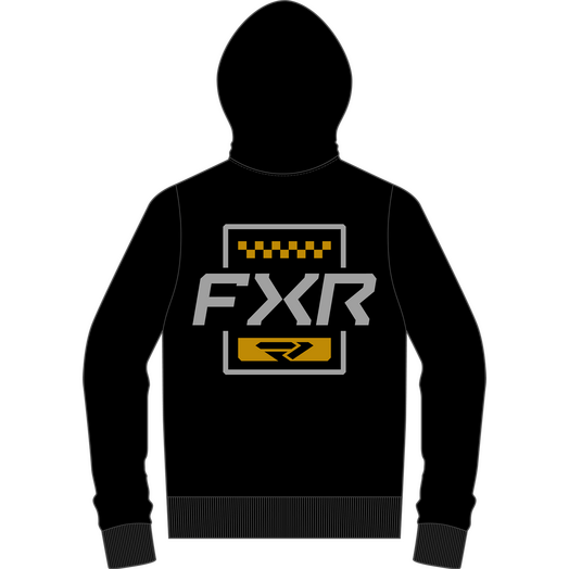 Mitered Cotton Pullover Hoodie 13