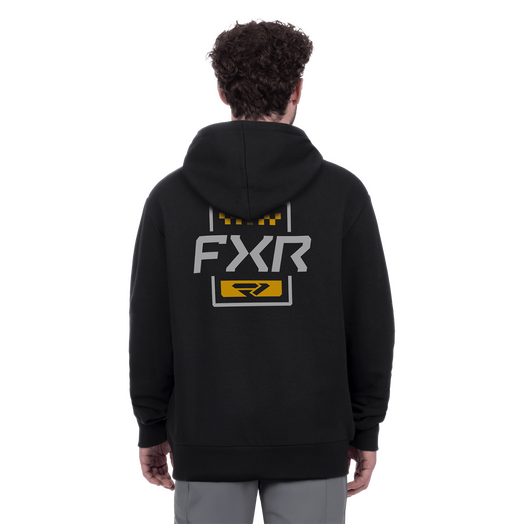Mitered Cotton Pullover Hoodie 15