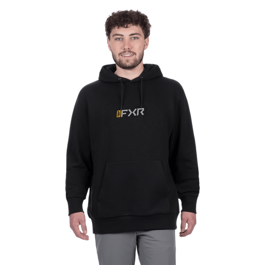 Mitered Cotton Pullover Hoodie 14