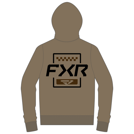 Mitered Cotton Pullover Hoodie 8