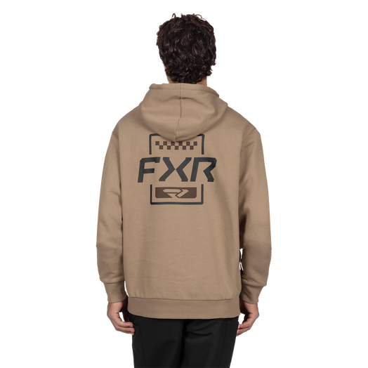 Mitered Cotton Pullover Hoodie 10