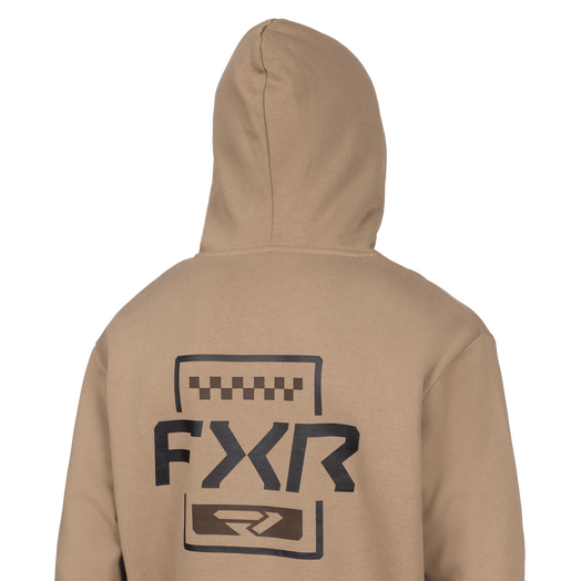 Mitered Cotton Pullover Hoodie 11