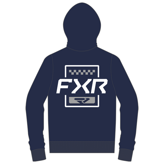 Mitered Cotton Pullover Hoodie 4
