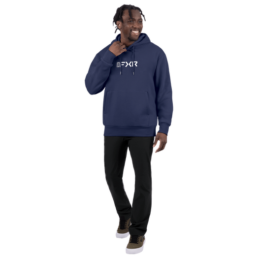 Mitered Cotton Pullover Hoodie 7