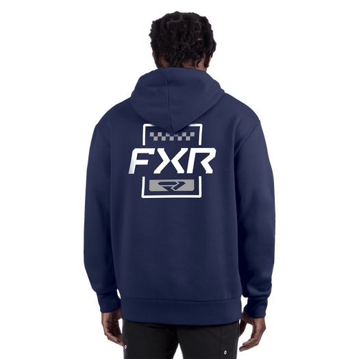 Mitered Cotton Pullover Hoodie 6