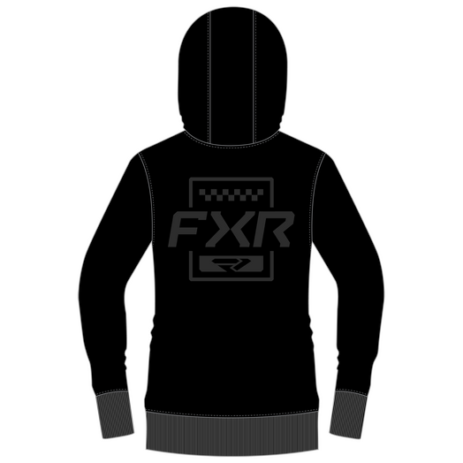 Women's Mitered Cotton Pullover Hoodie 3