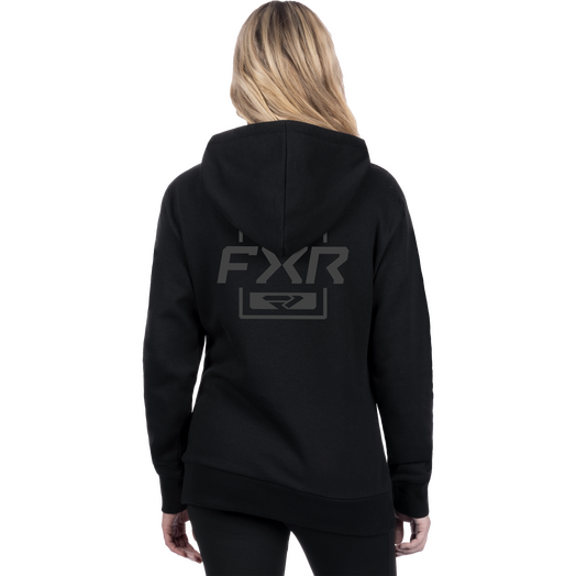 Women's Mitered Cotton Pullover Hoodie 6