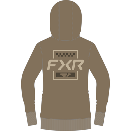 Women's Mitered Cotton Pullover Hoodie 7